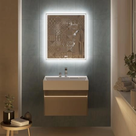 Зеркало Kerama Marazzi TECNO ТЕКНО TE.mi.70 c LED 70 с подсветкой, с функцией антизапотевание, белый глянцевый
