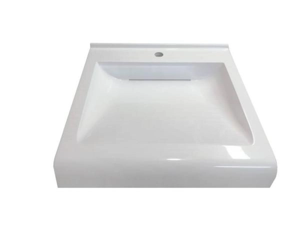 Раковина Marko Фортуна 60 над стиральной машиной с кронштейнами и сифоном