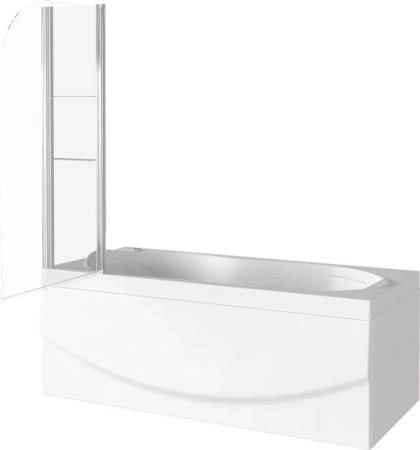 Шторка для ванны GOOD DOOR SCREEN HS-100-C-CH 6 мм 100 прозрачное