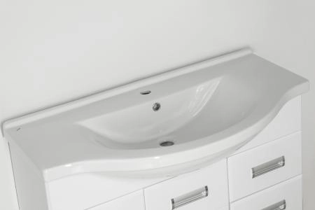 Тумба под раковину Style Line Elfante Ирис 100 (3 ящ.) напольная с ящиками, белая