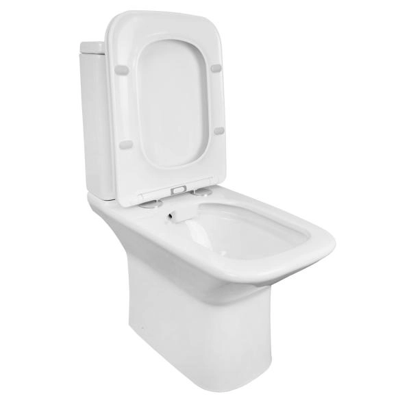 Унитазы Azario Унитаз-компакт безободковый Azario Formal AZ-1353B с крышкой микролифт