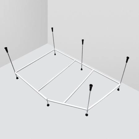 Каркас для ванны AM.PM Like W80A-170R110W-R серый