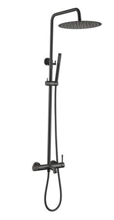 Стойка для душа Boheme со смесителем UNO Shine Gun Metall 468-SGM