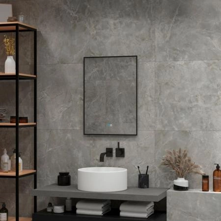 Зеркало Континент Amer medium 500x700 ЗЛП2272 с подсветкой