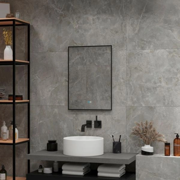 Зеркало Континент Amer medium 500x700 ЗЛП2272 с подсветкой