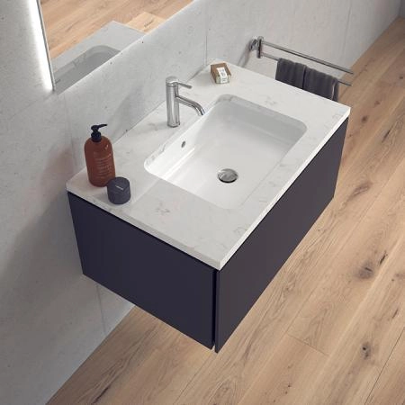 Duravit Happy D.2 Раковина встраиваемая 48х34.5см., без отв. с покрытием WonderGliss, цвет: белый