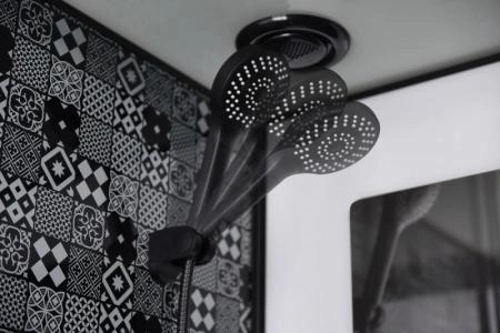 Душевая кабина ESBANO 100x100x210 ESB-100CR черная