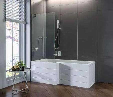 Шторка для ванны GOOD DOOR SCREEN BS-90-C-В неподвижная 5 мм 90 прозрачное