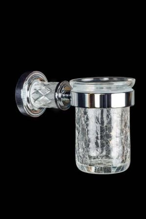 Стакан для зубных щеток Boheme MURANO CRYSTAL_Комплект 10904-CRST-CH