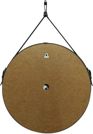 Зеркало Uperwood Round LED D 65 см, LED подсветка, сенсорный выключатель, черный ремень
