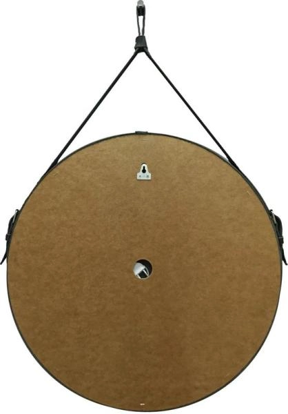 Зеркало Uperwood Round LED D 65 см, LED подсветка, сенсорный выключатель, черный ремень