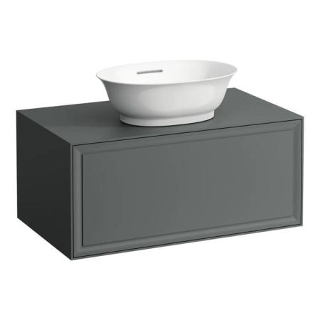 Laufen New Classic Тумба с раковиной, 77.5x45.5x34.5см, 1 ящик, подвесная, цвет: серый