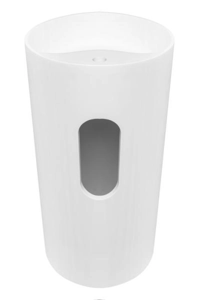 Раковина NT BAGNO NT407 RIMINI 455x455 искусственный камень белый матовый