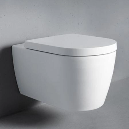 Duravit ME by Starck Унитаз подвесной 57х37 см, безободковый, HygieneGlaze, цвет: белый матовый