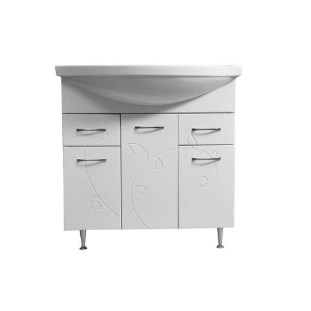 Тумба под умывальник Stella Polar Фантазия 80, 2 ящ., Эльбрус 80