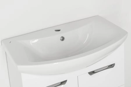 Тумба под раковину Style Line Elfante Жасмин 70 (3 ящ.) напольная с ящиками, белая