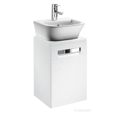 Тумба под раковину Roca The Gap 45 белый глянец ZRU9302880