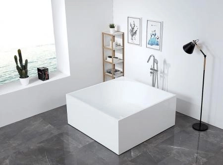 Акриловая ванна ABBER AB9337 отдельностоящая цвет белый