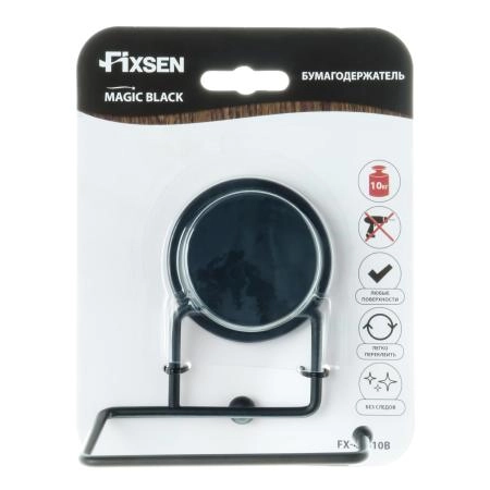 Держатель для туалетной бумаги FIXSEN MAGIC BLACK FX-45010B, черный