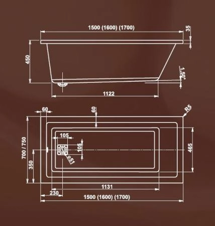 Ванна Vagnerplast Cavallo VPBA167CAV2X-04 160x70