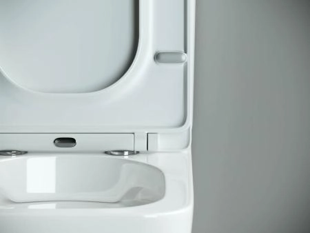 Напольный пристенный унитаз Cubic Rimless