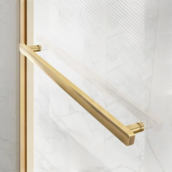 Душевая дверь Vincea Slim Soft VDS-1SS110CLG, 1100, брашированное золото, стекло прозрачное