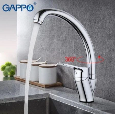 Смеситель Gappo G4136 для кухни хром