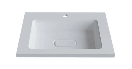 Раковина Uperwood Modul 65 см, прямоугольная