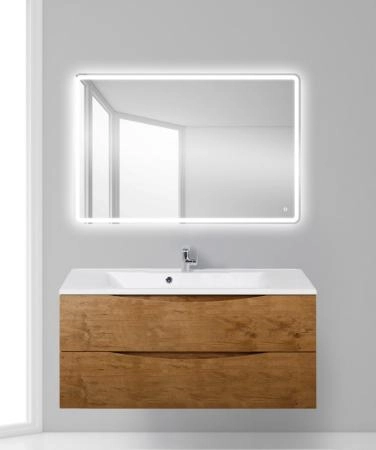 Тумба под раковину Belbagno MARINO Bianco Lucido подвесная 1200x450x500 MARINO-1200-2C-SO-BL-P