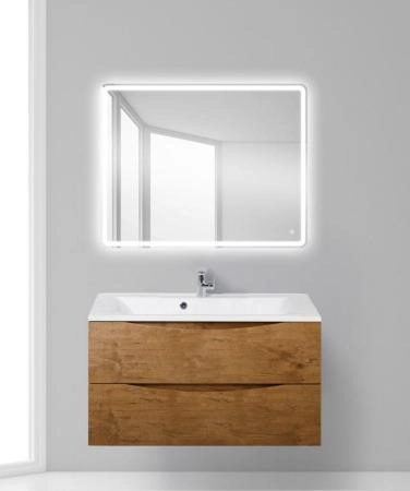 Тумба под раковину Belbagno MARINO Bianco Opaco подвесная 1000x445x500 MARINO-1000-2C-SO-BO-P