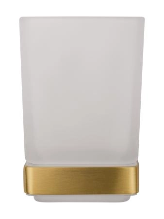 Стакан для зубных щеток с держателем WONZON & WOGHAND ROMA, Бронза (WW-7221)