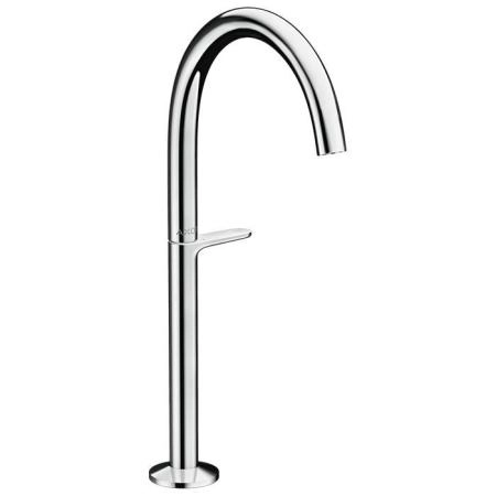 Axor One Смеситель для раковины, 1 отв., излив h260мм, Select, со сливом push-open, цвет: хром