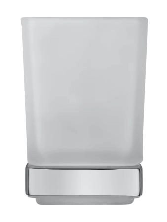 Стакан для зубных щеток с держателем WONZON & WOGHAND STILL, Хром (WW-6621)