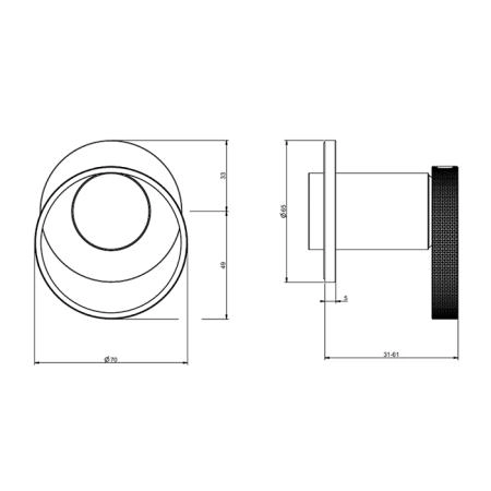 Gessi Anello Смеситель для душа, встраиваемый, цвет: Finox Brushed Nickel