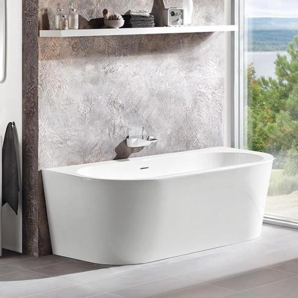 Knief Dream Wall XS ванна пристенная  1650x750x580 mm, с щелевым переливом, цвет белый