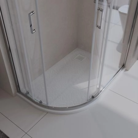 Душевой поддон BelBagno 120x80 искусственный камень белый асимметричный TRAY-MR-UNO-RH-120/80-550-35-W-L-CR