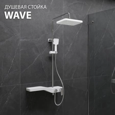 Душевая система FIXSEN WAVE FX-9400, белая+хром