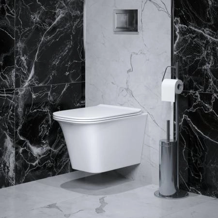 Унитаз Grossman GR-4463S Classic (490*335*350) подвесной Безободковый с тонкой крышкой