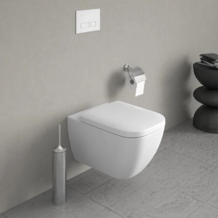 Duravit Happy D.2 Унитаз подвесной безободковый 54х36.5см., с креплением, Hygiene-Glaze, цвет: белый