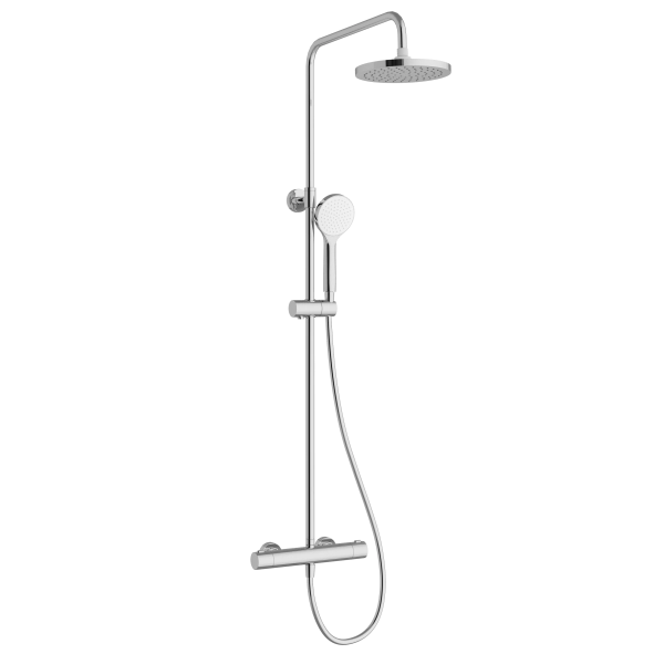 Душевая система VitrA Joy A47298EXP с термостатическим смесителем и ручным душем хром