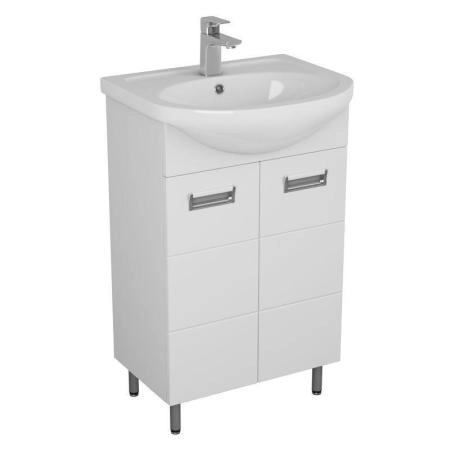 Тумба UNCORIA Рейн 50 белая, под умывальник Уют