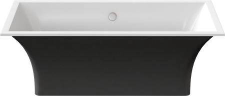 Ванна GOOD DOOR Мадрид 170х80 литьевой мрамор чёрный