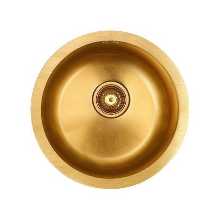 Кухонная мойка Paulmark WERRA PM404646-BG D460мм брашированная нерж. сталь