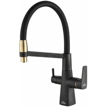 Смеситель для кухни ZORG Steel Hammer (SH 818-6 BLACK BR) черный