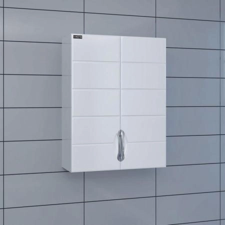 Шкаф подвесной СаНта Родос 60x80 см, 406001, над стиральной машиной