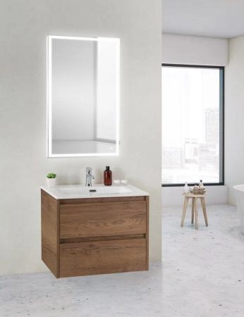 Тумба под раковину Belbagno KRAFT Rovere Tabacco подвесная KRAFT 39-600/390-2C-SO-RT