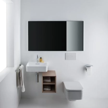 Laufen VAL Раковина 450х420х155мм с 1 отв. под смеситель, с покр. LLC, цвет: белый