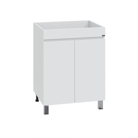 Тумба Санта под умывальник над стиральной машиной Марс 59 двери, напольная.