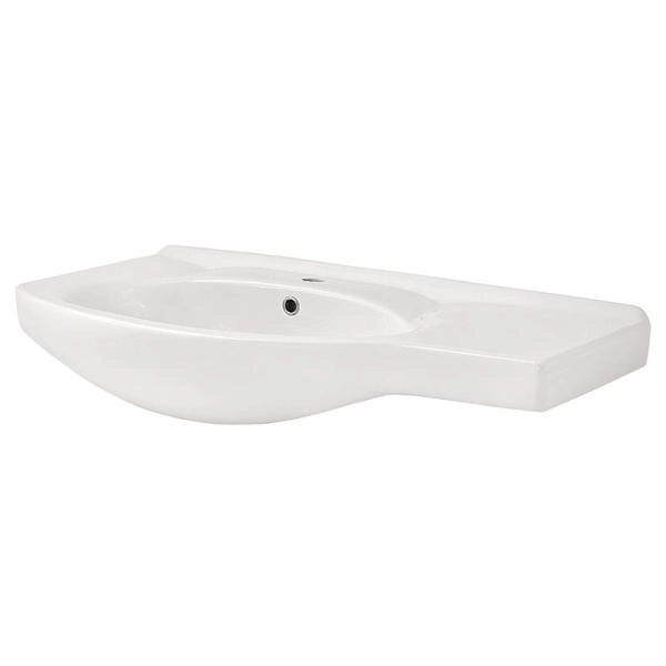 Тумба под умывальник Stella Polar Концепт 80, 3 ящ., Коралл 83, правая