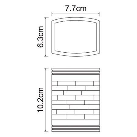 Стакан для зубных щеток Wasserkraft Main K-4728